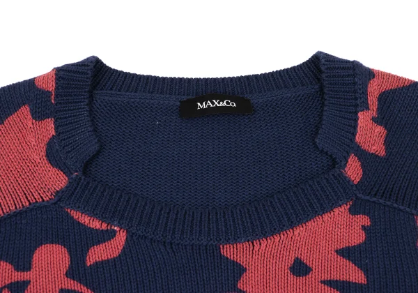 MAX&Co Cotton Printed Knit Sweater K-168982_004