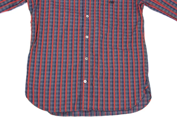 CABANE de zucca Checked Stripe Long-sleeved Shirt K-168983_012