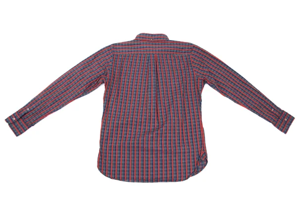 CABANE de zucca Checked Stripe Long-sleeved Shirt K-168983_014