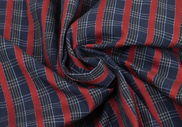 CABANE de zucca Checked Stripe Long-sleeved Shirt K-168983_016