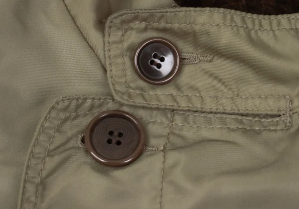 zucca Nylon Twill Puckering Alpaca Fur Lining Jacket K-168984_005