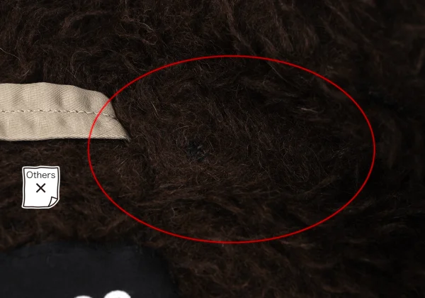 zucca Nylon Twill Puckering Alpaca Fur Lining Jacket K-168984_008