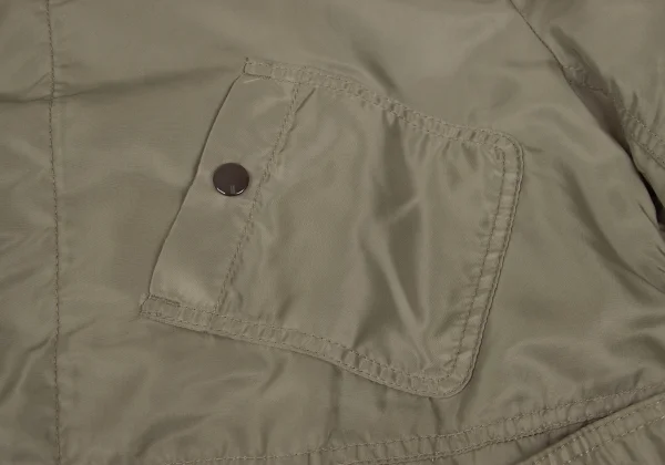 zucca Nylon Twill Puckering Alpaca Fur Lining Jacket K-168984_009