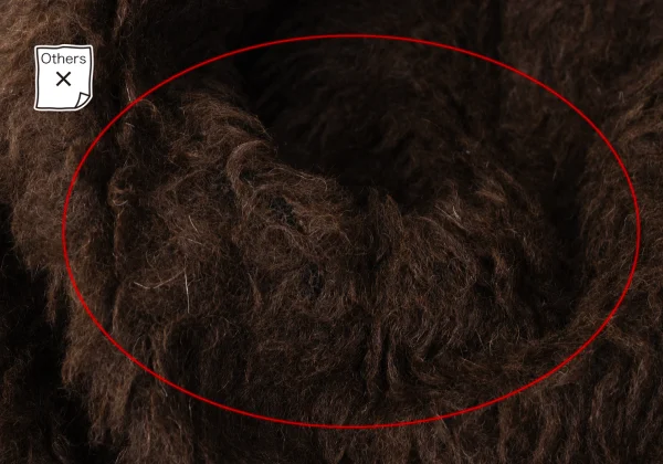 zucca Nylon Twill Puckering Alpaca Fur Lining Jacket K-168984_014