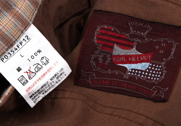 Karl Helmut Cotton Pique Painter Pants K-168989_014