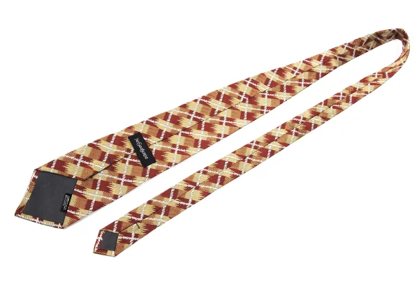 Yves Saint Laurent Silk Bias Checkered Tie K-168992_003