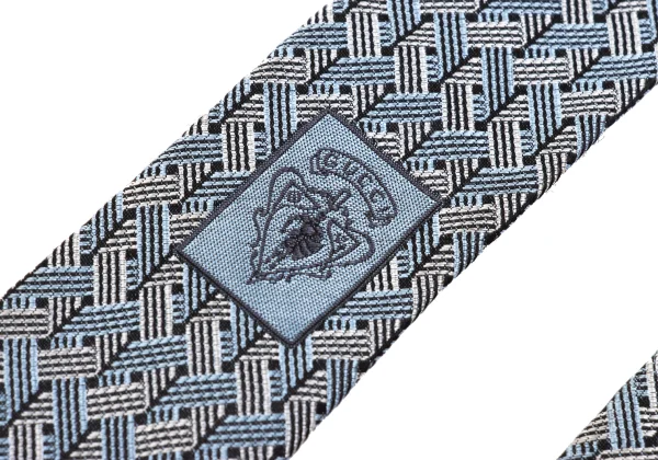 GUCCI Silk Geometric Pattern Tie K-168993_004
