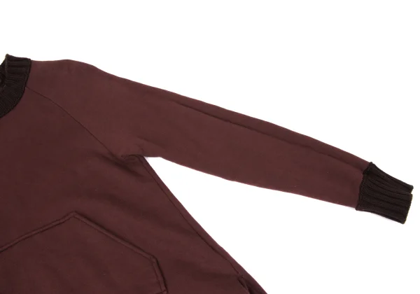 Jean Paul GAULTIER CLASSIQUE Cotton Brushed Lining Ribbed Sweatshirt Dress K-168994_007