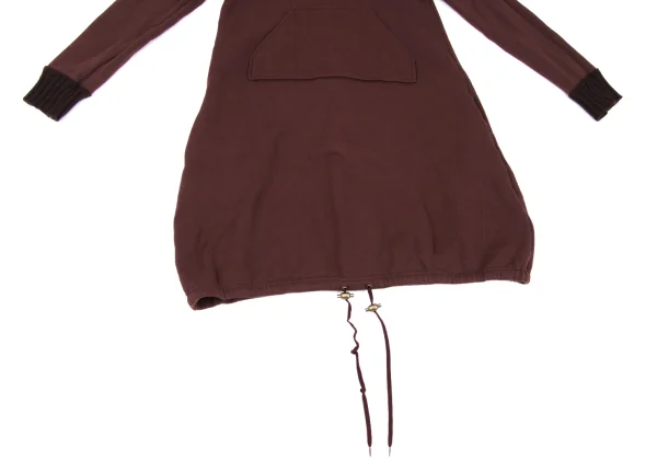 Jean Paul GAULTIER CLASSIQUE Cotton Brushed Lining Ribbed Sweatshirt Dress K-168994_009