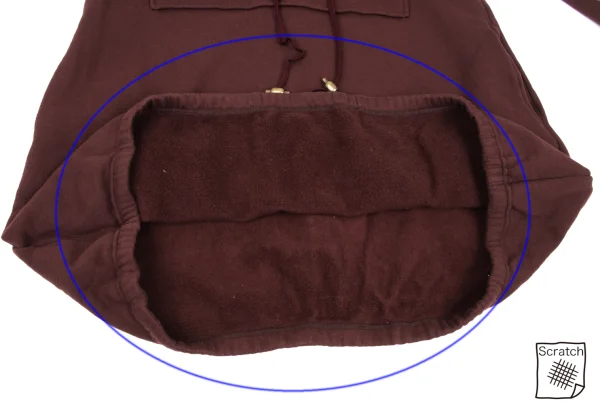 Jean Paul GAULTIER CLASSIQUE Cotton Brushed Lining Ribbed Sweatshirt Dress K-168994_012