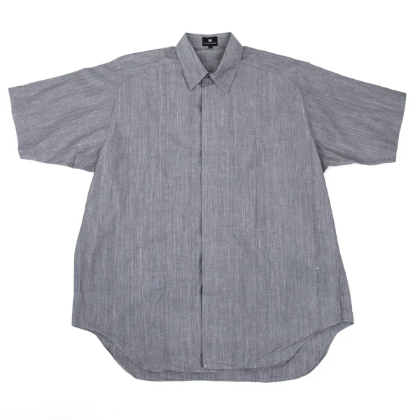 ISSEY MIYAKE im Cotton Fly Short Sleeve Shirt Grey M K-168997_001