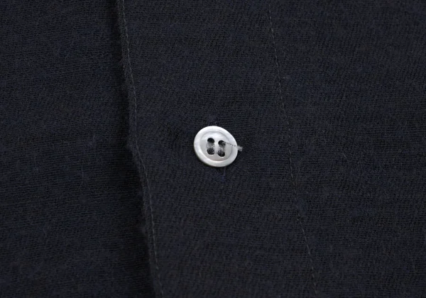 ISSEY MIYAKE im Wool Cotton Mao Collar Shirt K-169000_008