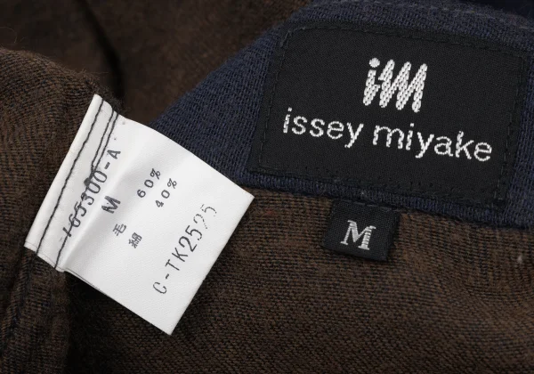 ISSEY MIYAKE im Wool Cotton Mao Collar Shirt K-169000_012