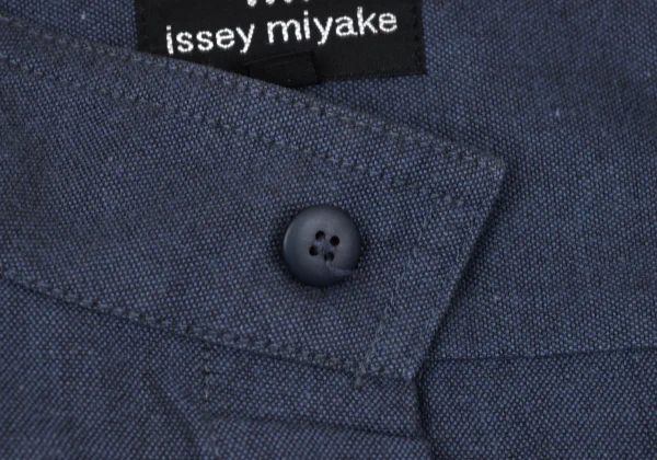 ISSEY MIYAKE im Cotton Fly Front Mao Collar Shirt K-169001_005