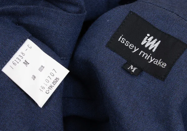 ISSEY MIYAKE im Cotton Fly Front Mao Collar Shirt K-169001_016