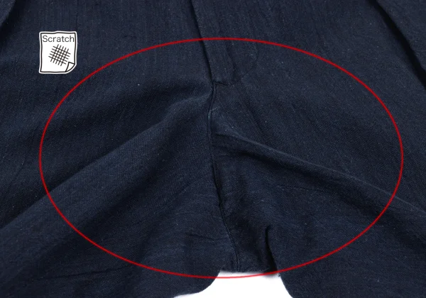 ISSEY MIYAKE MEN Cotton Linen Tuck Pants K-169003_003