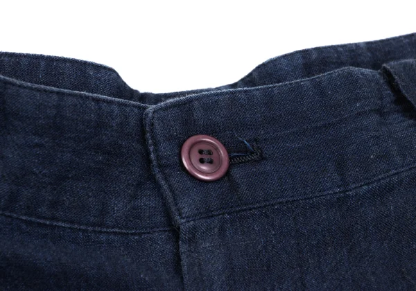 ISSEY MIYAKE MEN Cotton Linen Tuck Pants K-169003_004