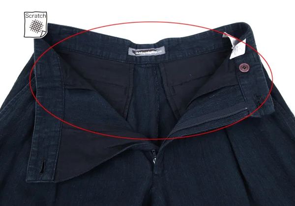 ISSEY MIYAKE MEN Cotton Linen Tuck Pants K-169003_006