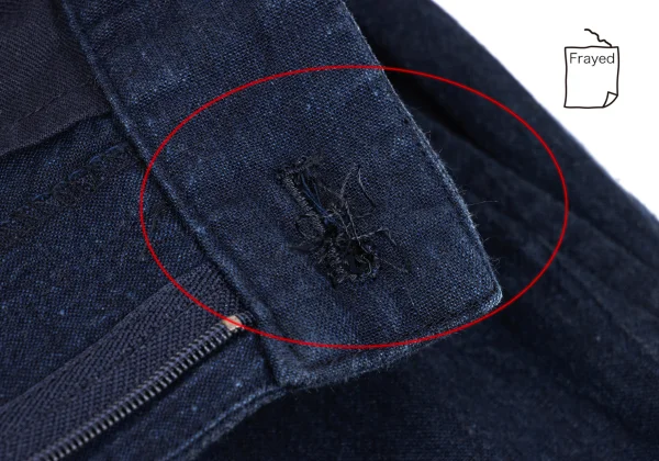 ISSEY MIYAKE MEN Cotton Linen Tuck Pants K-169003_007