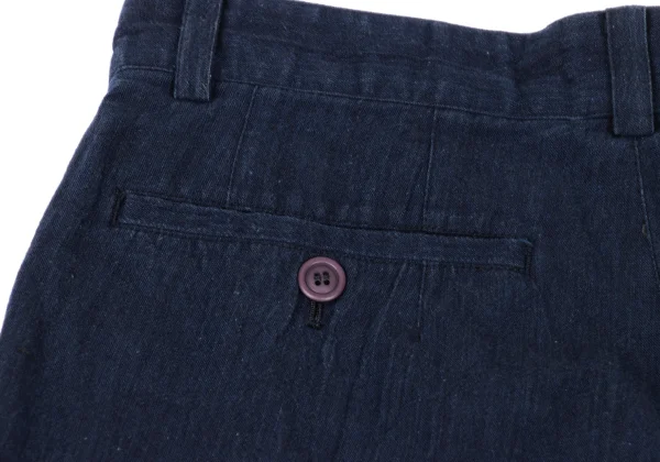 ISSEY MIYAKE MEN Cotton Linen Tuck Pants K-169003_013