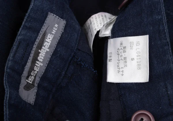 ISSEY MIYAKE MEN Cotton Linen Tuck Pants K-169003_015
