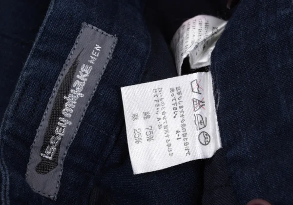 ISSEY MIYAKE MEN Cotton Linen Tuck Pants K-169003_016