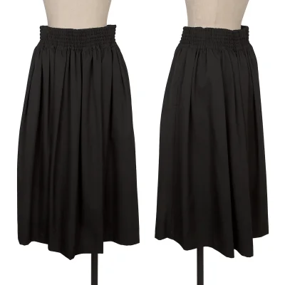 COMME des GARCONS GIRL Wool Gaba Shirred Waist Skirt