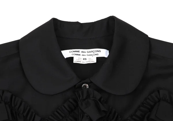 COMME des GARCONS Front Frill Round Collar Shirt K-169009_004