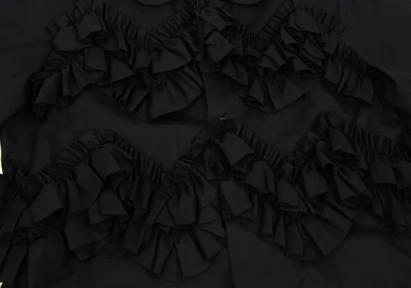COMME des GARCONS Front Frill Round Collar Shirt K-169009_006
