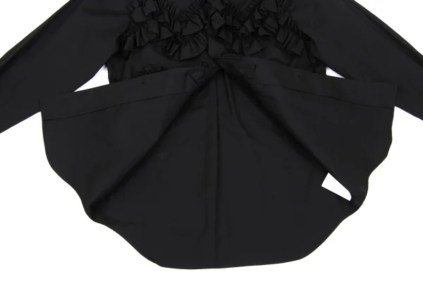 COMME des GARCONS Front Frill Round Collar Shirt K-169009_011