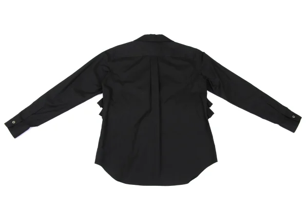 COMME des GARCONS Front Frill Round Collar Shirt K-169009_012