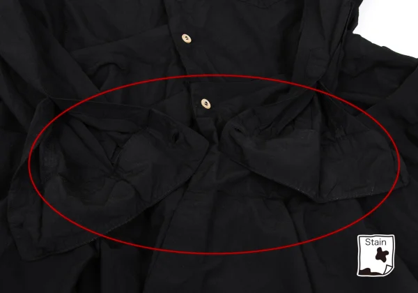 COMME des GARCONS Tiered Hem Round Collar Shirt K-169010_011