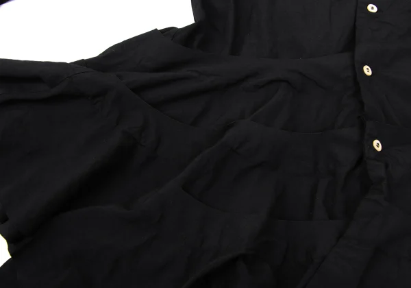 COMME des GARCONS Tiered Hem Round Collar Shirt K-169010_014