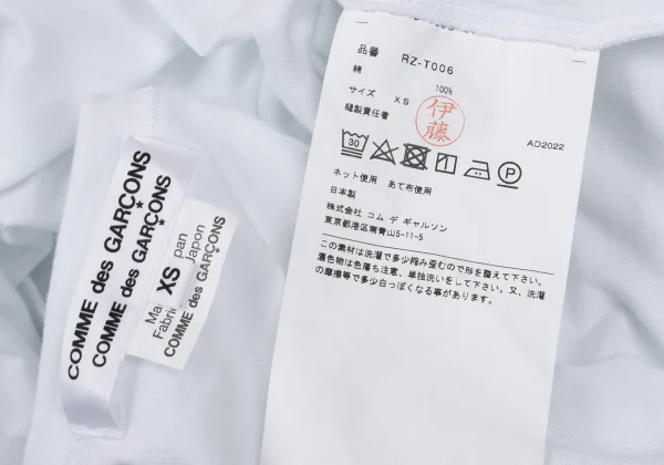 COMME des GARCONS Cotton Basic T Shirt K-169011_013