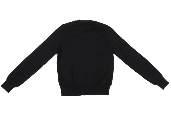 COMME des GARCONS Wool Front Dot Print Cardigan K-169012_012