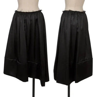 COMME des GARCONS Waist Cut-off Design Shiny Skirt