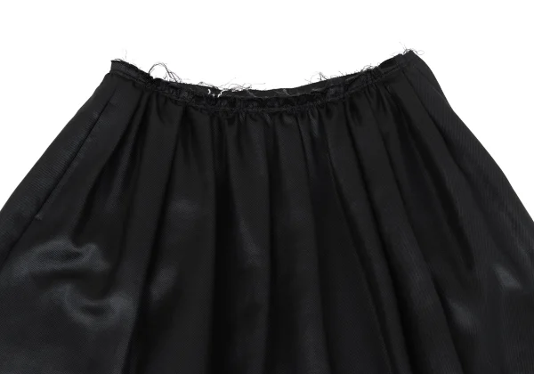 COMME des GARCONS Waist Cut-off Design Shiny Skirt K-169013_003