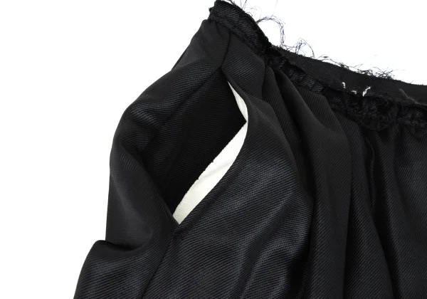 COMME des GARCONS Waist Cut-off Design Shiny Skirt K-169013_004