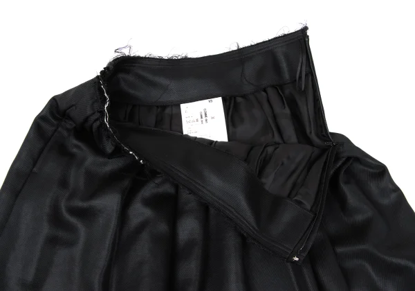 COMME des GARCONS Waist Cut-off Design Shiny Skirt K-169013_005