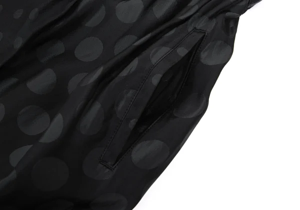 Y's Dot Jacquard Switching Design Cupra Skirt K-169015_004