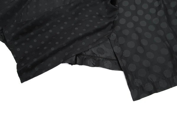 Y's Dot Jacquard Switching Design Cupra Skirt K-169015_007