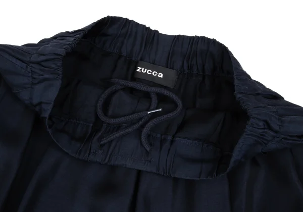 zucca Cupra Blend Tuck Wide Cropped Pants K-169017_004