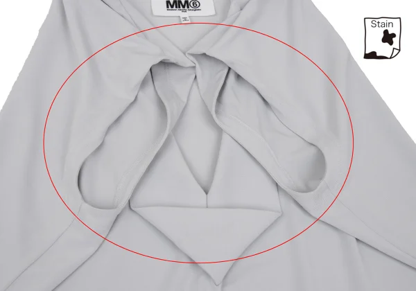 MM6 Rayon Poly Drape V Neck Dress K-169018_008