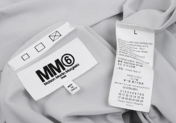 MM6 Rayon Poly Drape V Neck Dress K-169018_018