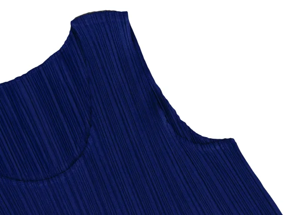 PLEATS PLEASE Zigzag Switching Sleeveless Pleated Tunic K-169020_004