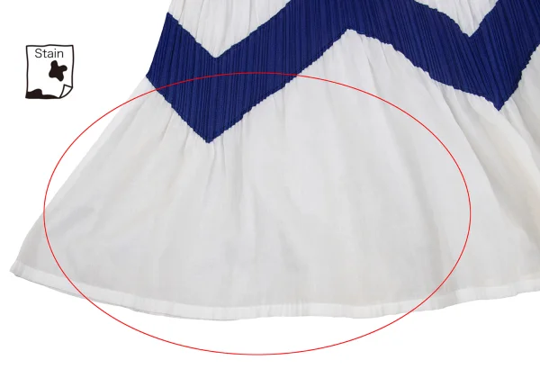 PLEATS PLEASE Zigzag Switching Sleeveless Pleated Tunic K-169020_008