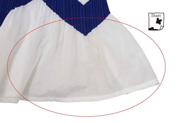 PLEATS PLEASE Zigzag Switching Sleeveless Pleated Tunic K-169020_009