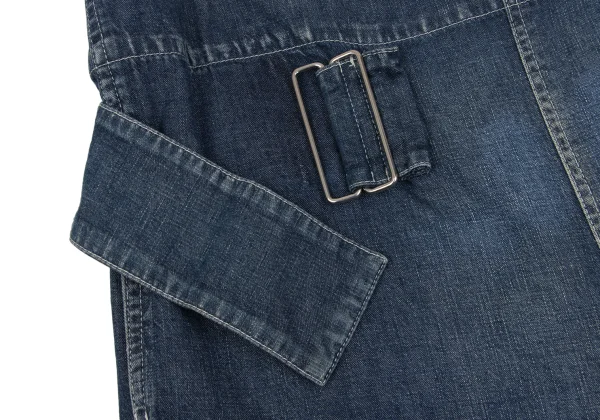 Yohji Yamamoto FEMME Cotton Denim Wide Dropped Crotch Pants K-169021_007