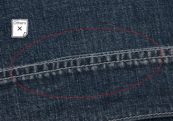 Yohji Yamamoto FEMME Cotton Denim Wide Dropped Crotch Pants K-169021_013