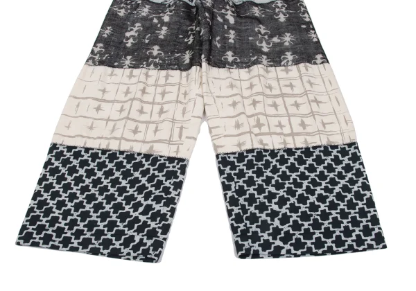 ISSEY MIYAKE PERMANENTE Printed Mixed-material Pants K-169022_007